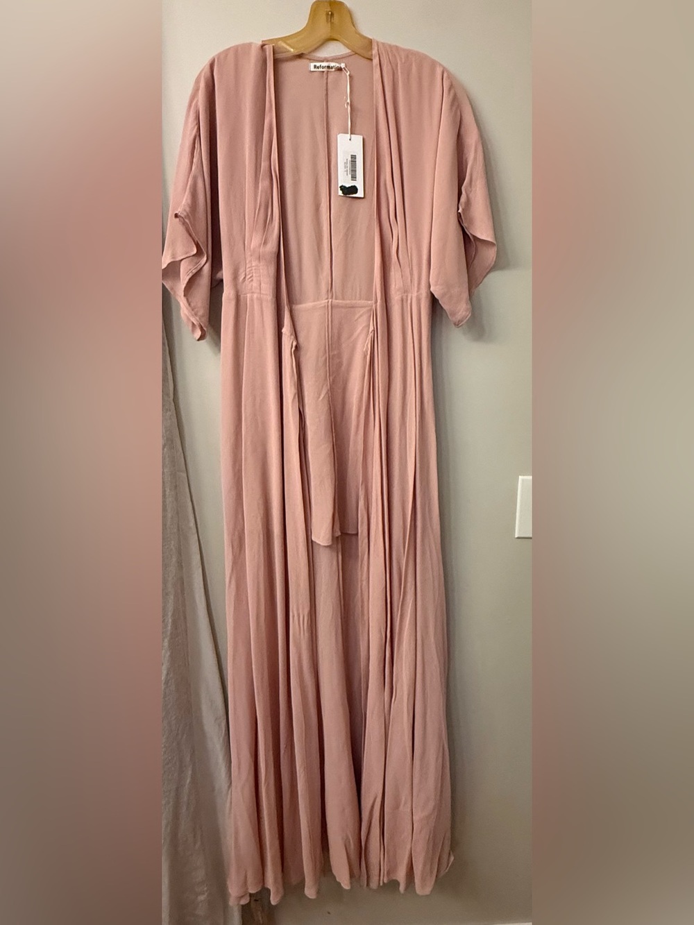 Reformation Blush Pink Maxi Dress